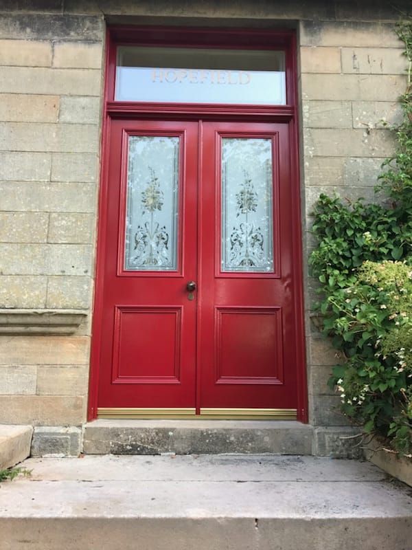 Double Storm Doors In Glasgow Custombuilt Joinery Limited